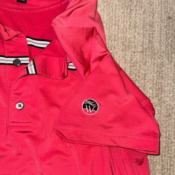 FootJoy Performance Polo Men’s L Red Shirt - Picture 10 of 12